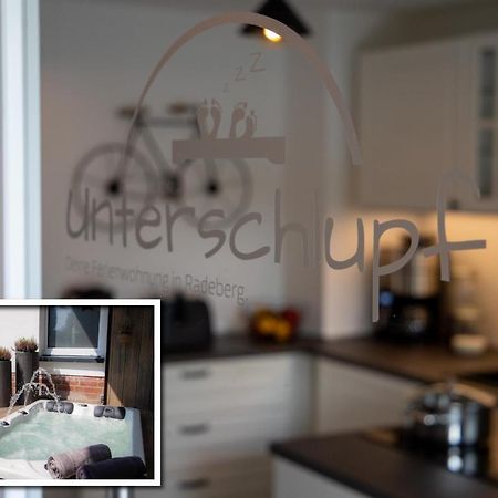 Unterschlupf Radeberg Mit Garten & Whirlpool Bagian luar foto